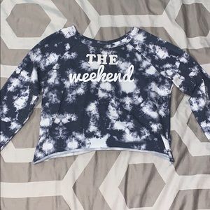 Tie-dye cropped sweater✨